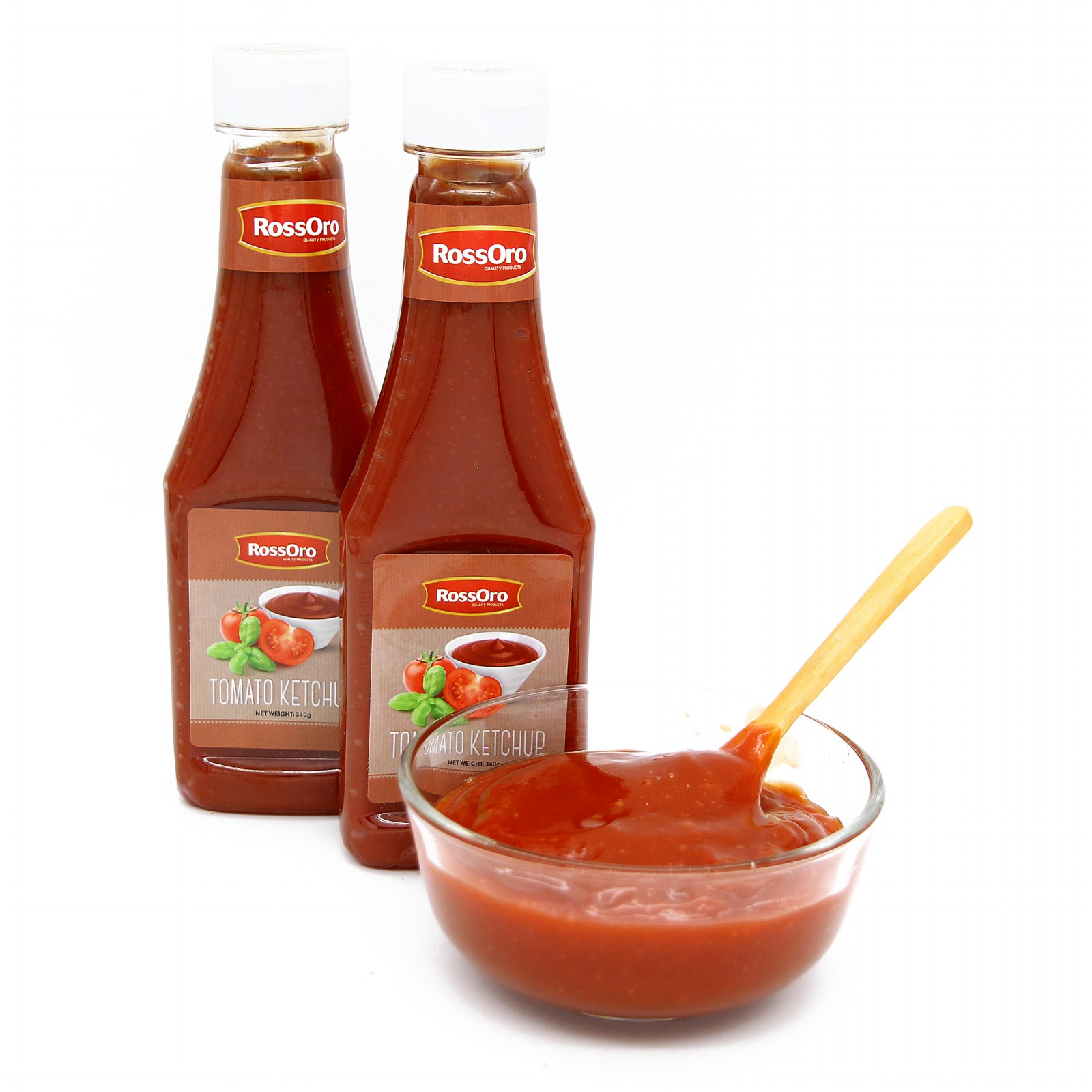 Ketchup de tomate en botella